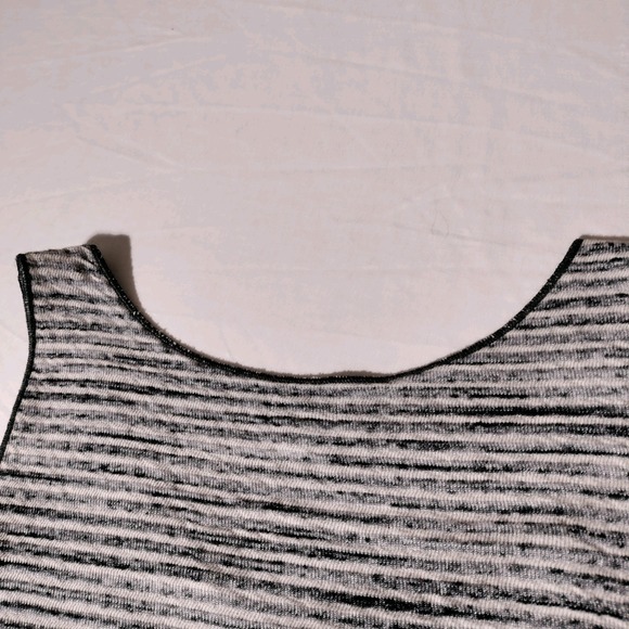 Vintage Jude Tank Top Gray Striped Shirt Womens Small Made in USA - Picture 9 of 16